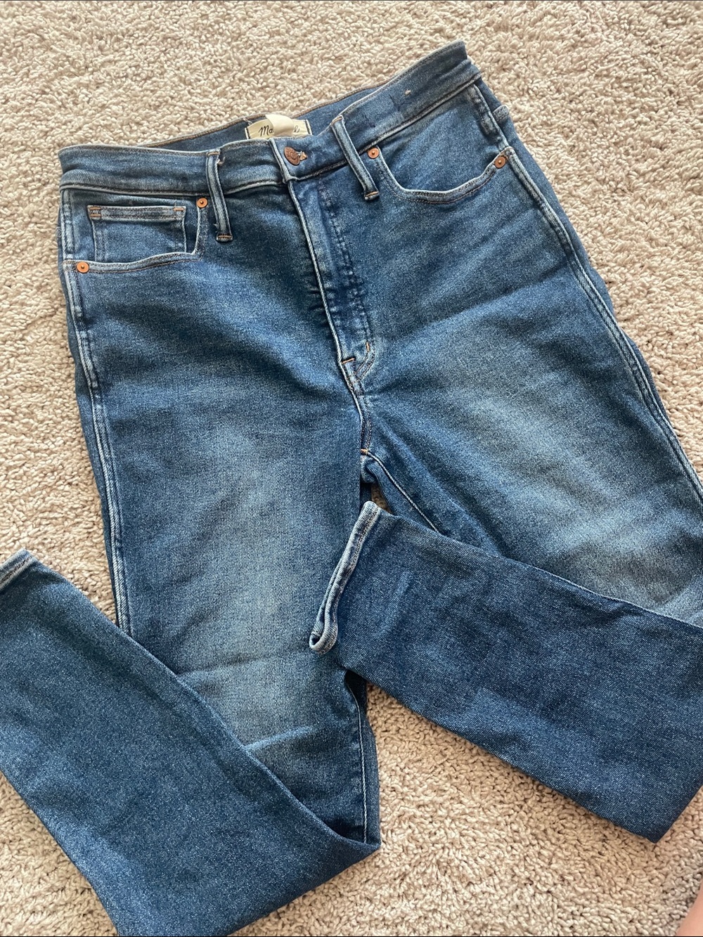 Madewell high rise skinny jeans size 30